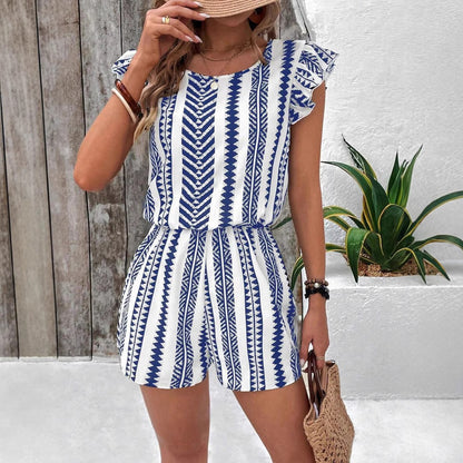 Female  Ruffles Jumpsuit