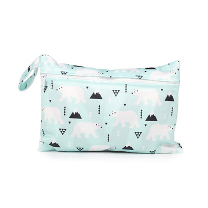 Mini single zipper diaper bag cotton storage bag