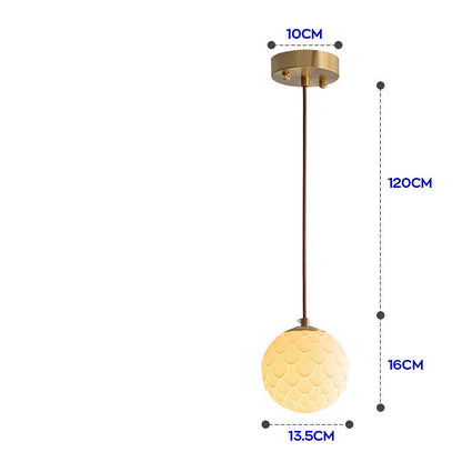 Simple Creative Light-transmitting Porcelain Chandelier