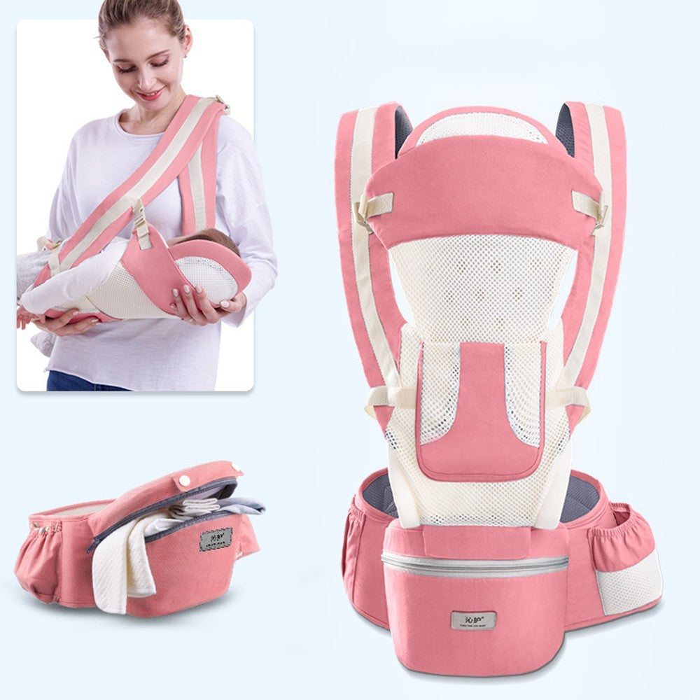 Multifunctional Baby Carrier - Breathable Waist Stool Hip Seat with Multiple Carrying Positions