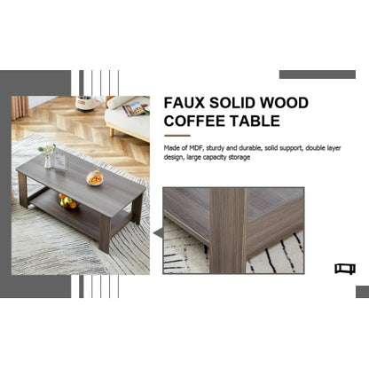A Modern And Practical Textured Coffee Table,tea Table.Made Of MDF Material,. Suitable For Living Room,bedroom And Study Room.