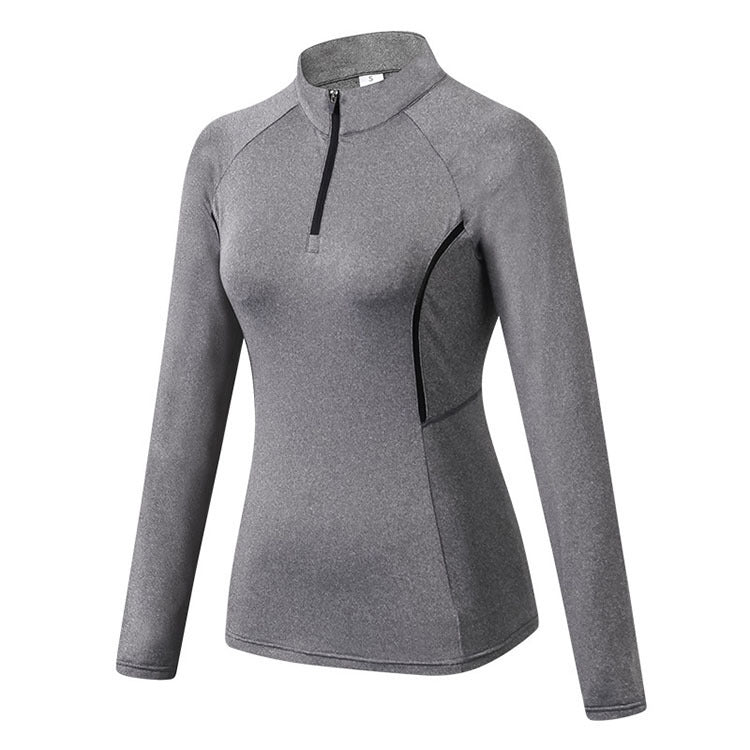 Yoga stand collar sweater