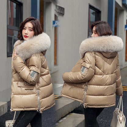 Winter Glossy Women Jacket