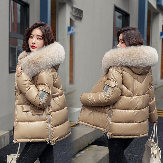 Winter Glossy Women Jacket