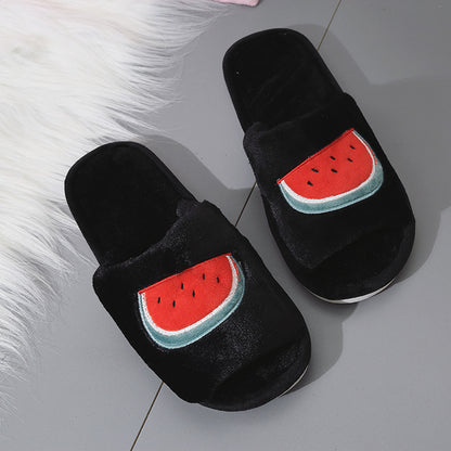 Fruit cotton slippers