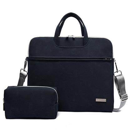 PU Leather Women Laptop Bag  for Notebook and Macbook with Mouse Bag