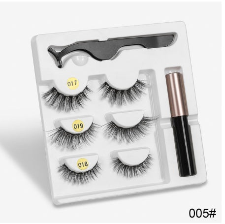 A Pair Of Eyelashes With Magnets
