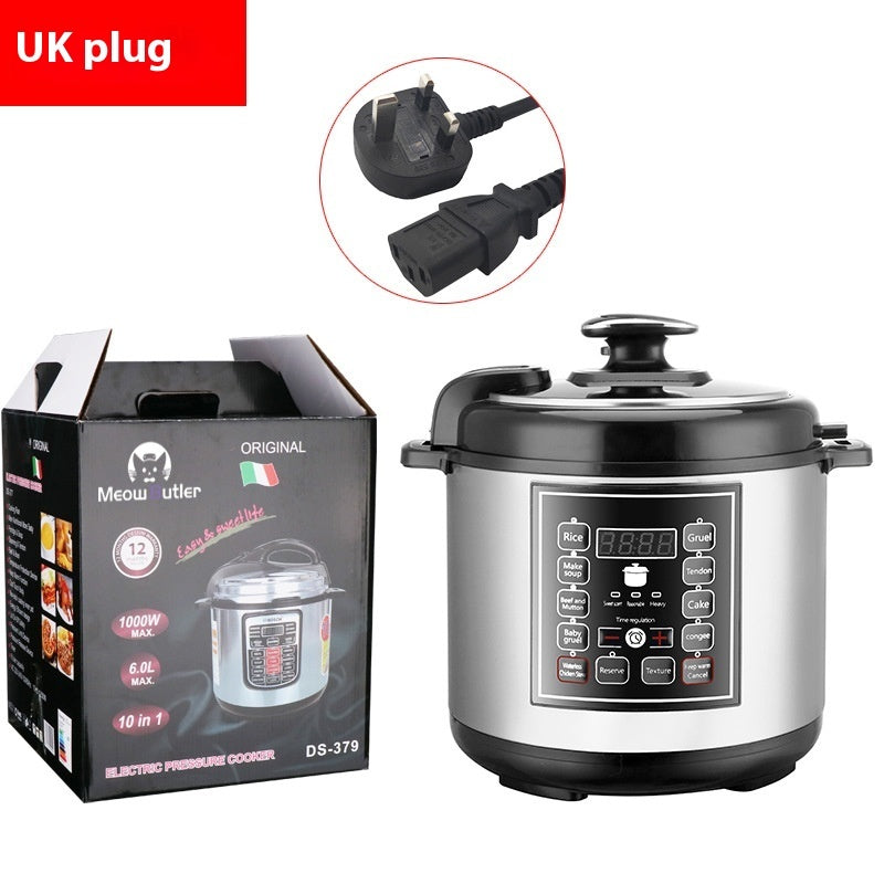 5L Pressure Cooker Multi-function Intelligent Reservation Timing Rice Cooker