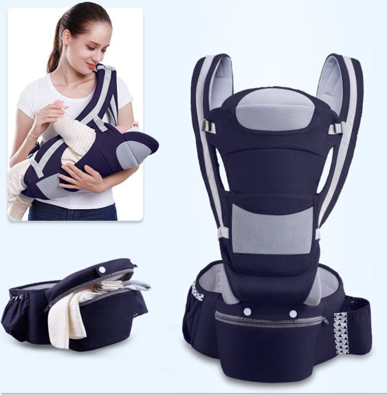 Multifunctional Baby Carrier - Breathable Waist Stool Hip Seat with Multiple Carrying Positions