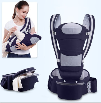 Multifunctional Baby Carrier - Breathable Waist Stool Hip Seat with Multiple Carrying Positions