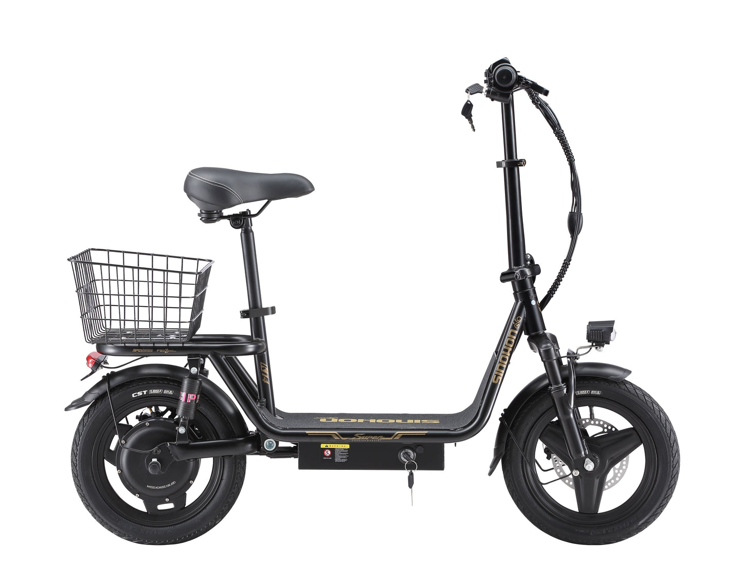 K14Electric Scooter Motor Power 500W Battery Capacity 36V 15.6Ah Tire Size 14inches Max Speed 32KM