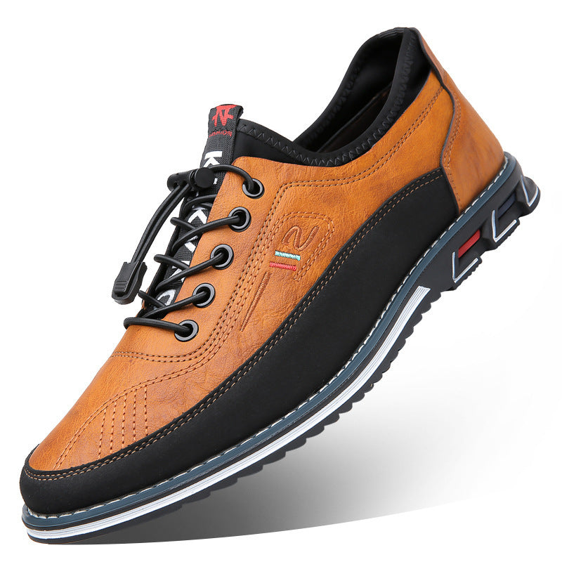 Genuine Leather Comfortable And Non-slip Waterproof Leather Shoes Men's