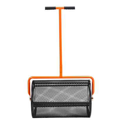 VEVOR Compost Spreader Peat Moss Spreader 24 Inch Wide Height Adjustable Lawn & Garden Spreaders Compost, Top Soil, Mulch - Durable Lightweight Multi-Purpose Yard Care Equipment