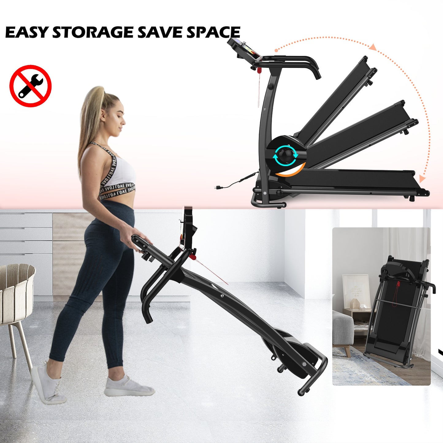 Treadmill JK105C-2-BK