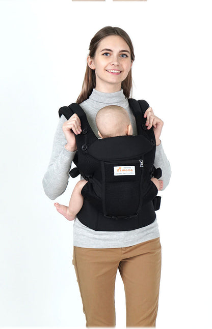 Adjustable baby Carrier - Full Stage Breathable Sling with Waist Stool for Babies