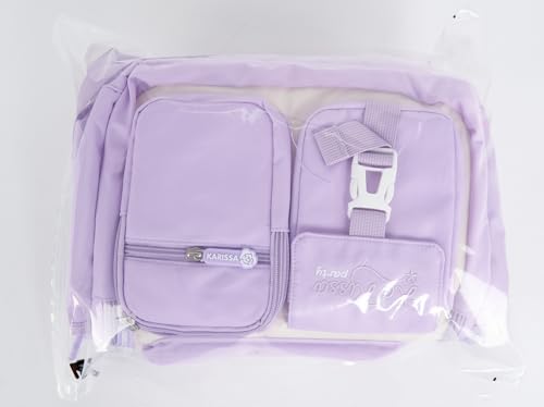 Amythe School Bag for Girls, Breathable School Backpack for Kids with Pendant, Casual Sac a Dos Fille for Elementary Junior High School, Pink