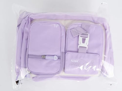 Amythe School Bag for Girls, Breathable School Backpack for Kids with Pendant, Casual Sac a Dos Fille for Elementary Junior High School, Pink