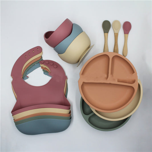 4 Piece Silicone Baby Set