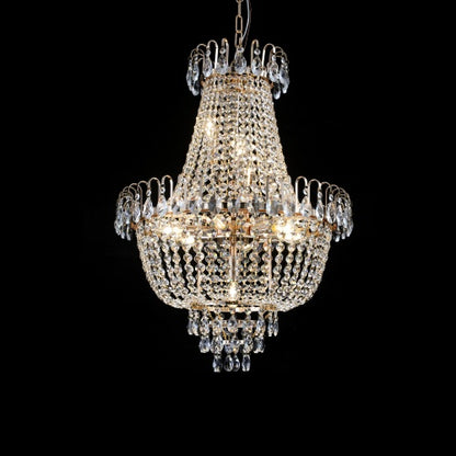 Golden Crystal Chandelier