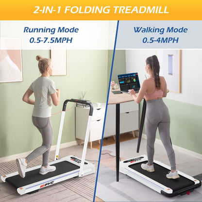 Walking Pad Treadmill, 300 Lbs  About 136.1 Kg Capacity Under-the-counter Treadmill, Walking Pad With Handle, Small Household Treadmill, Mini Foldable Treadmill With Remote Control