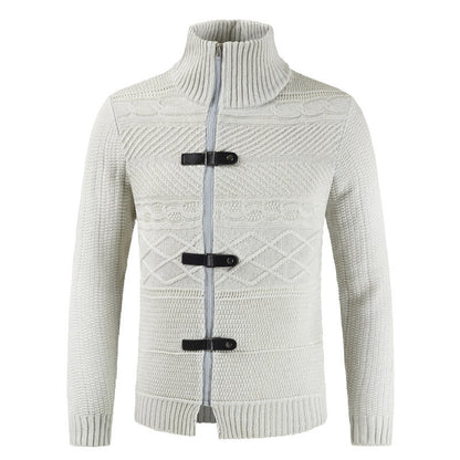 Men's zipper cardigan