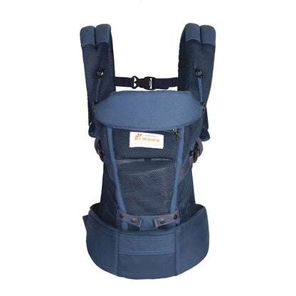 Adjustable baby Carrier - Full Stage Breathable Sling with Waist Stool for Babies