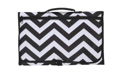 Portable Baby Changing Mat - Foldable Waterproof Travel Diaper Mat with Storage Bag