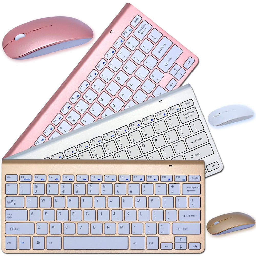 2.4G Wireless Keyboard And Mouse Protable Combo Set For Notebook Laptop Mac Desktop PC Computer Smart TV PS4