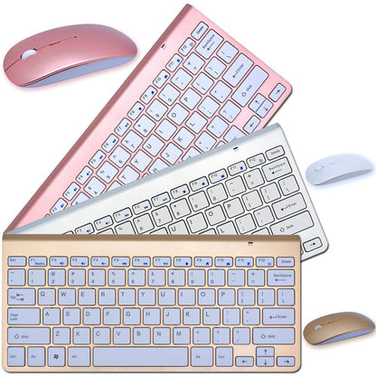 2.4G Wireless Keyboard And Mouse Protable Combo Set For Notebook Laptop Mac Desktop PC Computer Smart TV PS4