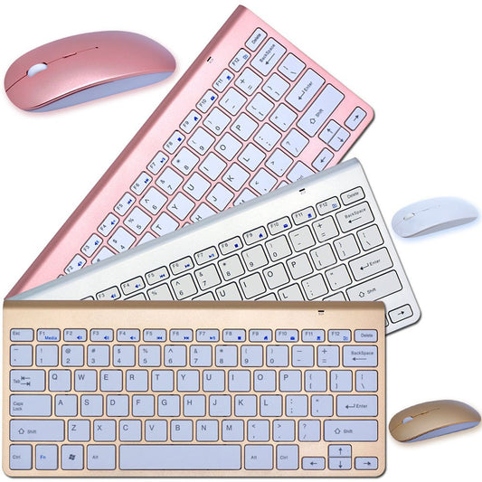2.4G Wireless Keyboard And Mouse Protable Combo Set For Notebook Laptop Mac Desktop PC Computer Smart TV PS4