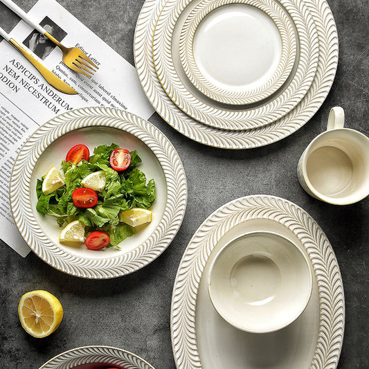 Bowl And Plate Tableware Set