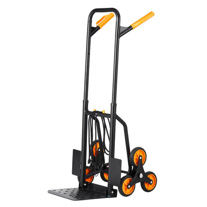 Stair Climbing Cart Heavy Duty Folding Hand Truck Dolly 440 Lbs 6 Wheels