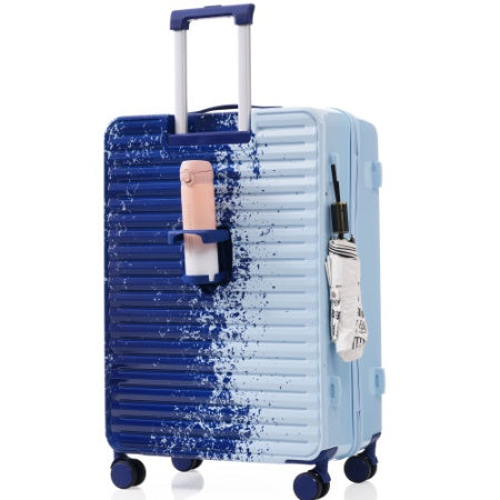 Luggage 3Piece Sets, 20  24 With Front Pocket,Hard Shell Luggage Carry On Luggage Set With TSA Lock Usb Interface, Universal Wheel,cup Holder