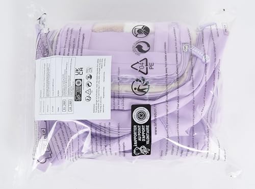 Amythe School Bag for Girls, Breathable School Backpack for Kids with Pendant, Casual Sac a Dos Fille for Elementary Junior High School, Purple
