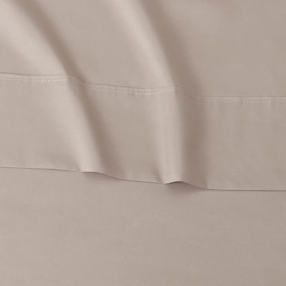 Lightweight Super Soft Easy Care Microfiber Bed Sheet Set with 36-cm Deep Pockets - Queen, Taupe