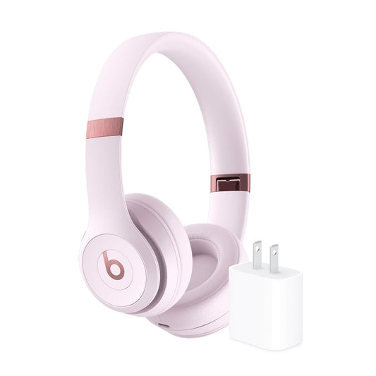 Beats Solo 4 Wireless Headphones with 20W Power Adapter - Cloud Pink