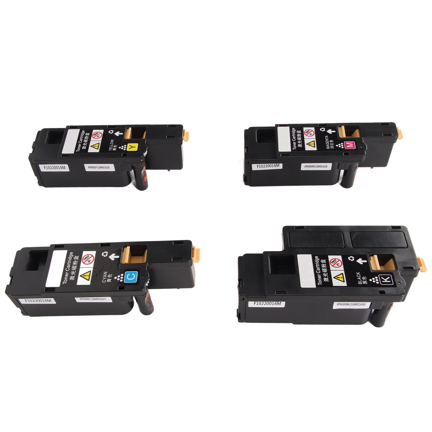 4Pcs Toner Cartridge Replacement Set for Xerox Phaser 6000 6010 Workcentre 6015 Printer