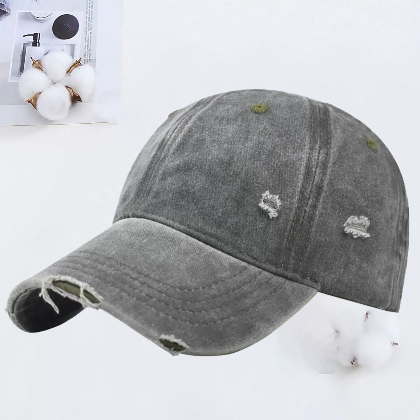 Washed Hole Cap