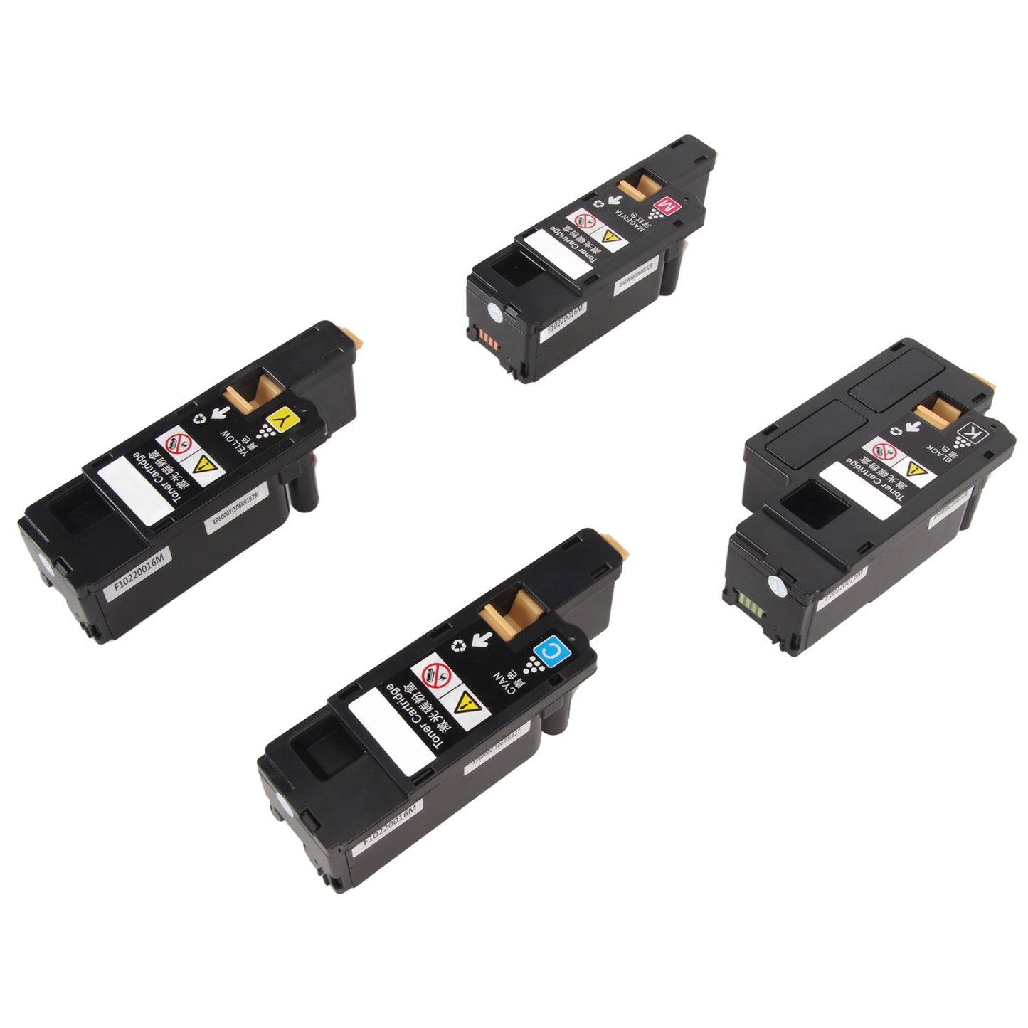 4Pcs Toner Cartridge Replacement Set for Xerox Phaser 6000 6010 Workcentre 6015 Printer