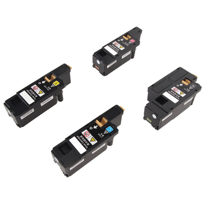 4Pcs Toner Cartridge Replacement Set for Xerox Phaser 6000 6010 Workcentre 6015 Printer