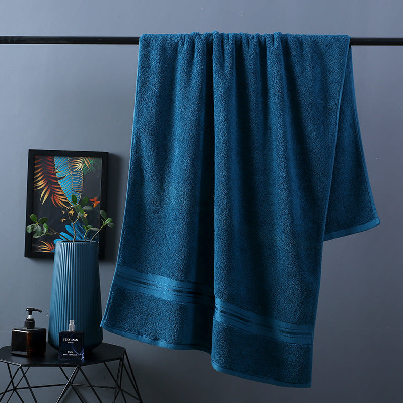 Thick Cotton Bath Towel Set Pure Cotton Beach Towel Beauty Salon Bath Towel