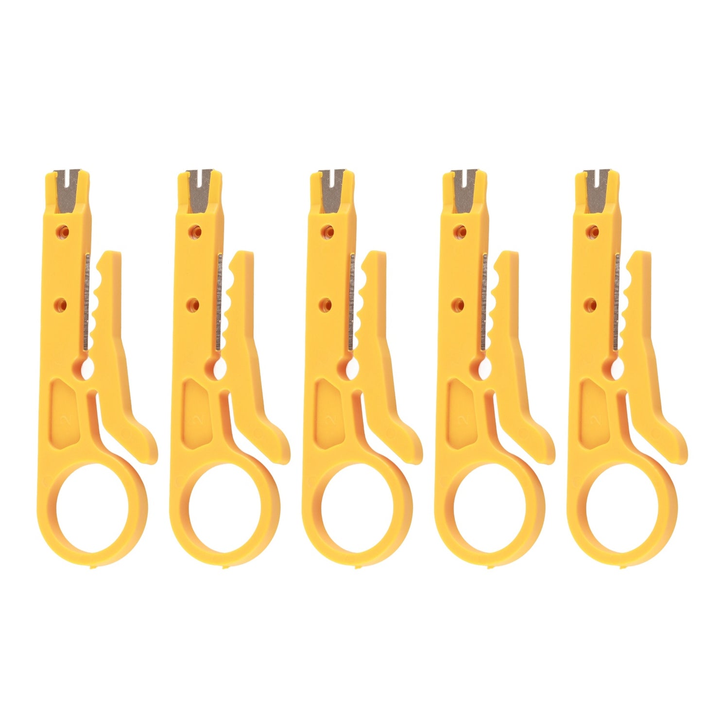 5Pcs Mini Wire Stripper Portable Durable Network Wire Stripper for CAT5,CAT5eCAT6 Data Cable 3D Printers PTFE Tube