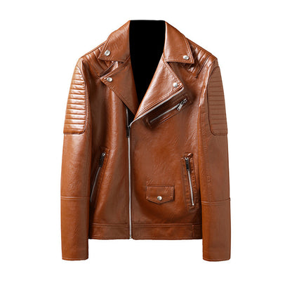 Spring And Autumn Leather Jacket