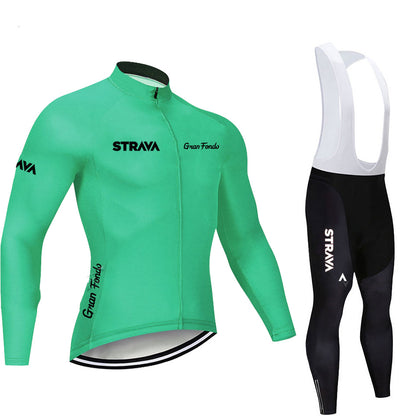 Long sleeve cycling suit