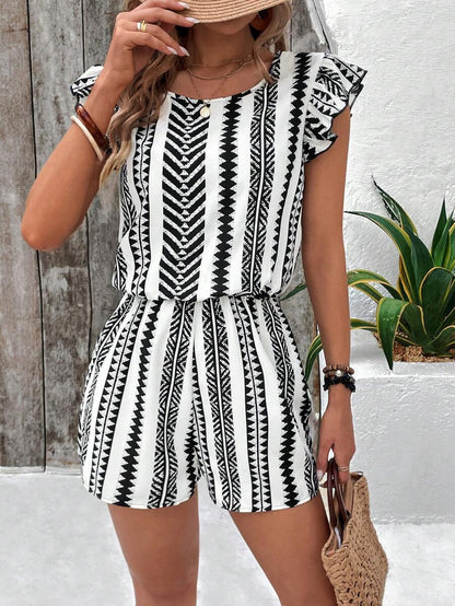 Female  Ruffles Jumpsuit