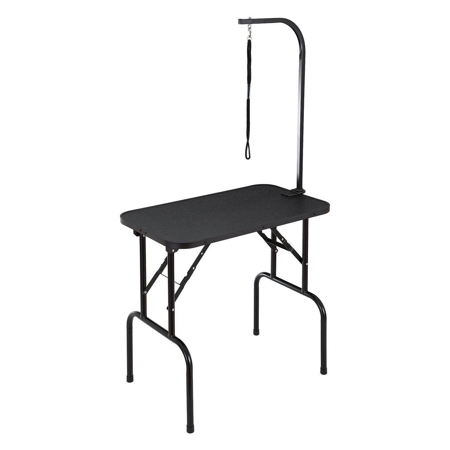 VEVOR Pet Grooming Table Arm With Clamp, 32''x18'' Dog Grooming Station, Foldable Pets Grooming Stand For Medium And Small Dogs, Free No Sit Haunch Holder With Grooming Loop, Bearing 220lbs