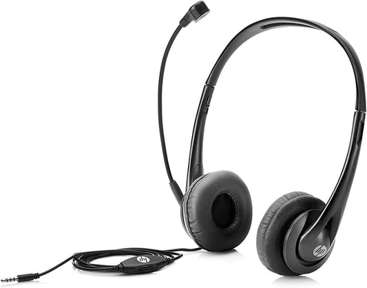HP 3.5mm Stereo Wired Headphones, Business Headset with Microphone for Customer Service, Laptop/Desktop/PC/MAC
