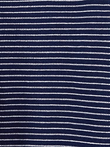 Simple Joys by Carter's Baby Boys' 4-Pack Long-Sleeve Thermal Bodysuits, Rust/Navy/Stripes, 3-6 Months