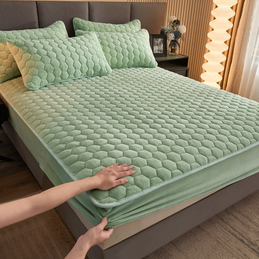 Quilted Fitted  bed Sheet