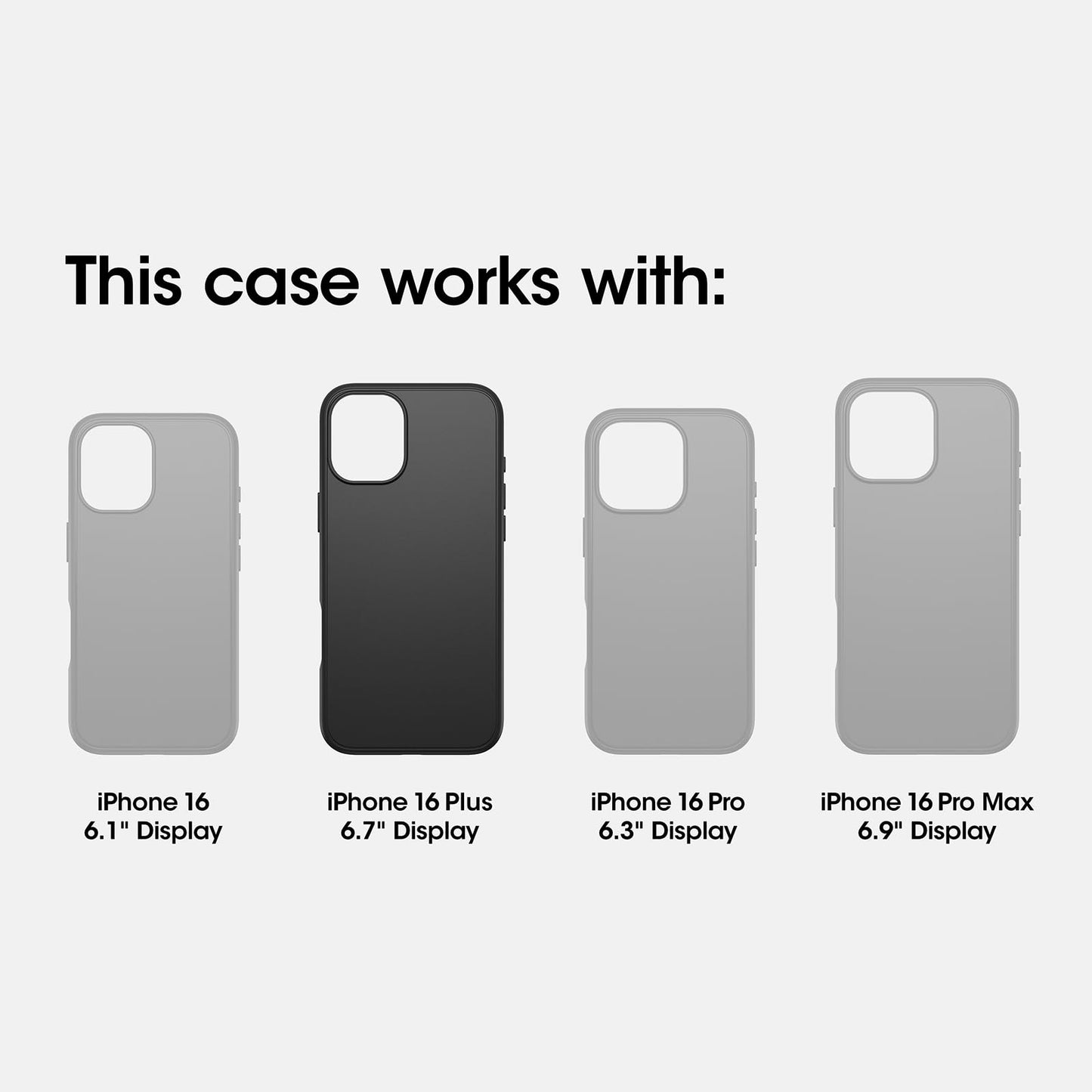 OtterBox iPhone 16 Plus Symmetry Series Clear Case - Blue Bear (Clear/Blue)